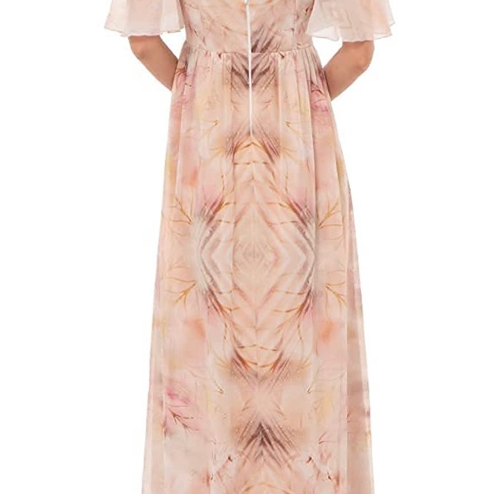 Beautiful brand new maxi gown Prom Wedding Event floral flowy